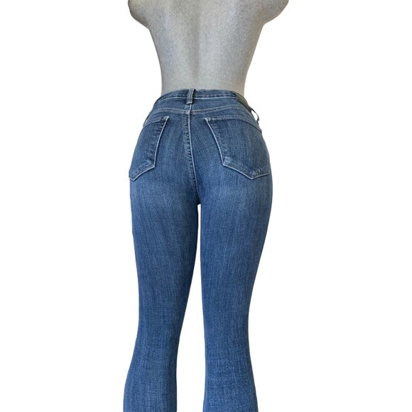Lucky Brand 'Brigdette Skinny' Womens Jeans Tag 0 Blue Mid-Rise W25xL27 Denim - Picture 2 of 13